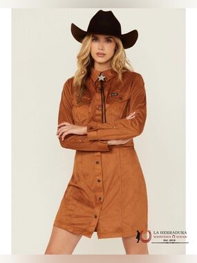 Wrangler Suede Button Dress